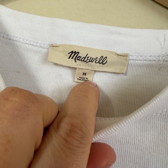 Madewell The '90s Crew Neck Tank - Picture 3 of 10
